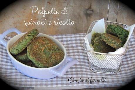 Polpette di spinaci e ricotta