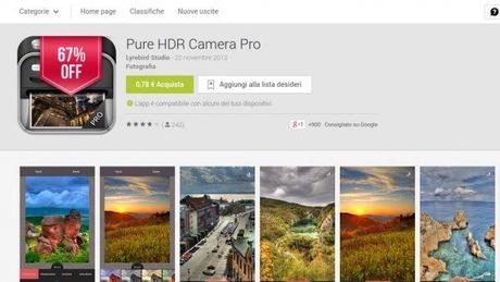 Pure HDR Camera Pro Google Play Store  App Android su Google Play