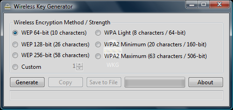 wireless key generator