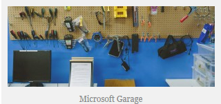 Un Garage ricco di app sperimentali e giochi by Microsoft
