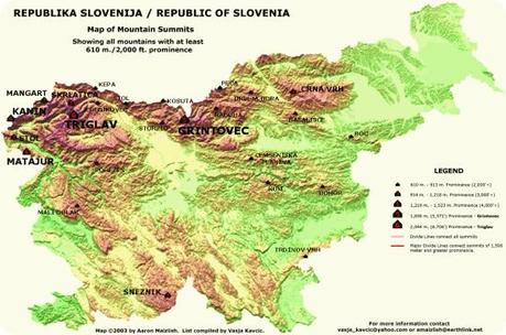 slovenia map