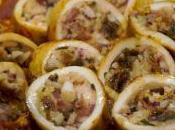 Calamari ripieni riso prosciutto