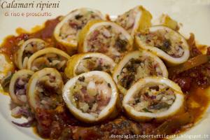 Calamari ripieni di riso e prosciutto - Gluten Free Travel and Living