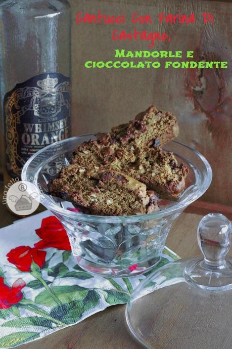 Cantucci Con Farina Di Castagne, Mandorle E Cioccolato Fondente