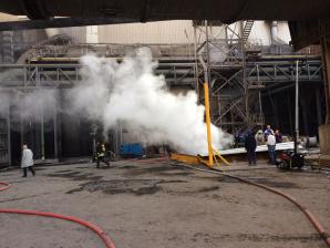 Incendio all’acciaieria Arvedi, un giorno e mezzo di lavoro per i vigili del fuoco