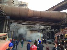 Incendio all’acciaieria Arvedi, un giorno e mezzo di lavoro per i vigili del fuoco