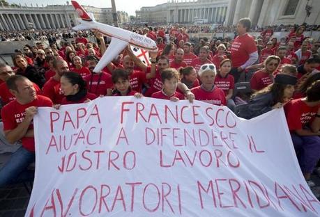 Lavoratori Meridiana Papa