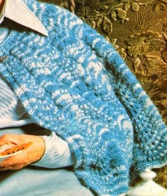 lavori a maglia: La mantellina della nonna