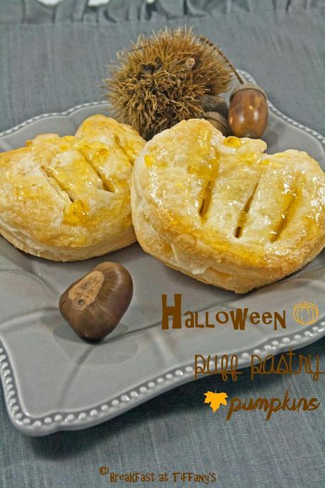 Dolcetti di sfoglia per Halloween / Halloween puff pastry pumpkins