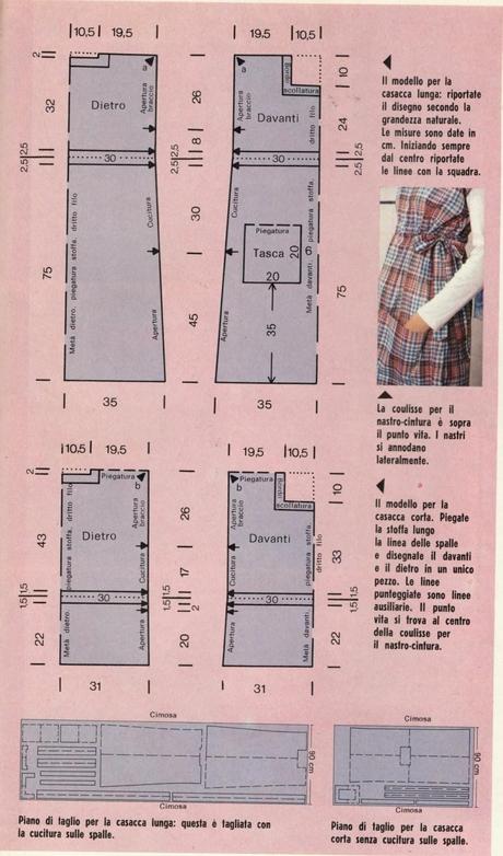 Cucire Casacche - grembiule