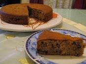 Torta squisita cannella, noci cioccolato