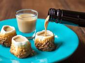 Bicchieri shot marshmallow tostati