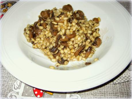 ORZOTTO CON I FUNGHI