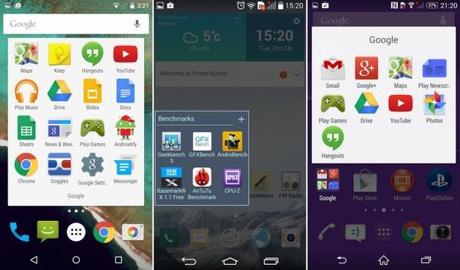 Android Lollipop vs LG UI vs Xperia UI