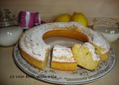 Ciambella cocco e limone