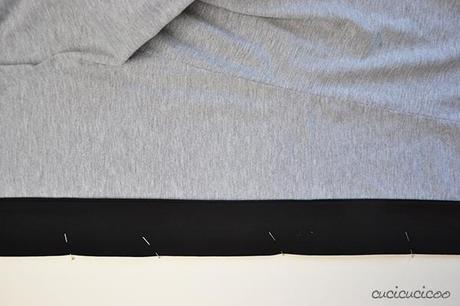 How I saved a leggings sewing fail. Make too-tight leggings wider by adding stretchy side stripes! | www.cucicucicoo.com