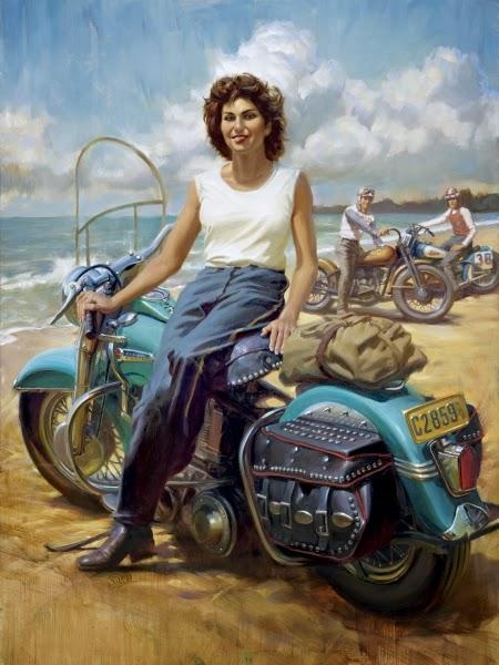 Motorcycle Art - David Uhl #4