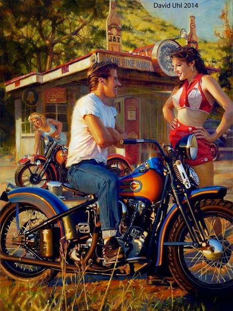 Motorcycle Art - David Uhl #4