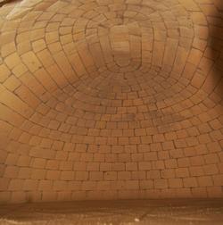 Mattoni refrattari rosso intenso