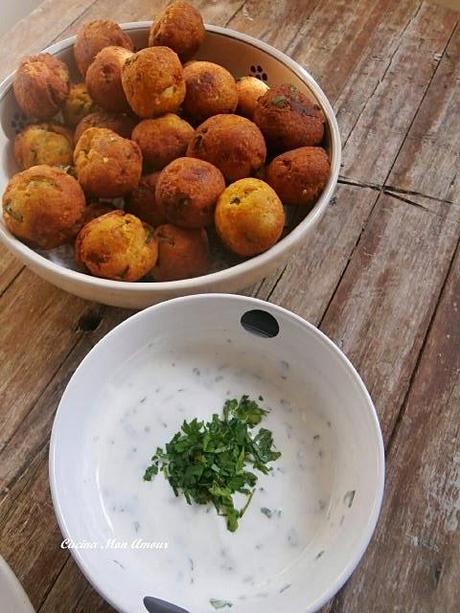 Polpettine di Ricotta e Zucchine con Salsina allo Yogurt