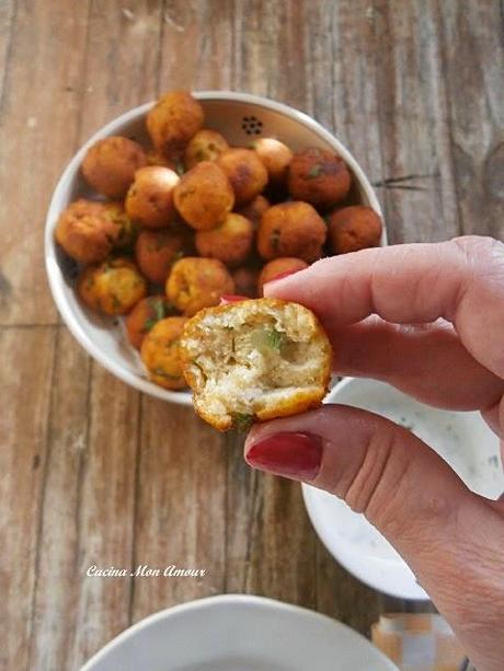 Polpettine di Ricotta e Zucchine con Salsina allo Yogurt