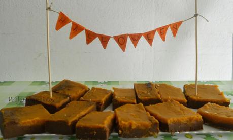 BROWNIE ALLA ZUCCA per Halloween