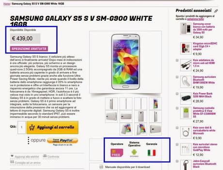 Promozione Samsung Galaxy S5: in  offerta con garanzia italiana a soli 439 euro