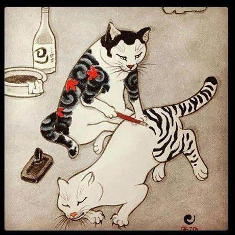 Lo voglio anche io.. un tatuaggino ino ino… Cats-Tattoo