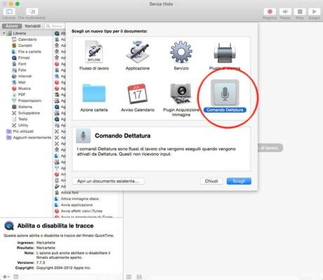 Novità Script Editor e Automator