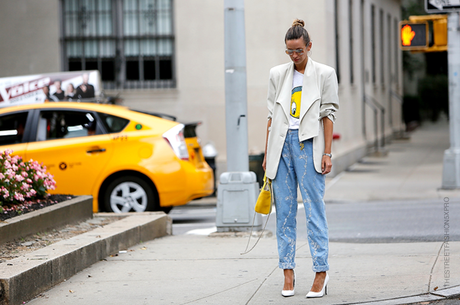 In the Street...Yellow bags...For vogue.it