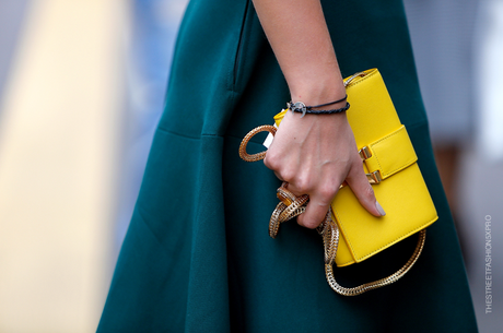 In the Street...Yellow bags...For vogue.it