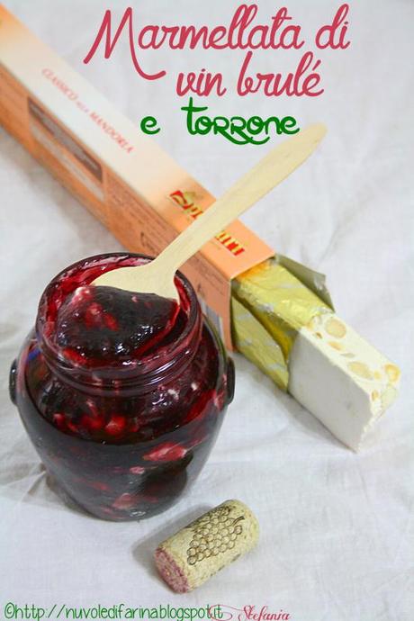 Marmellata di vin brulé e torrone