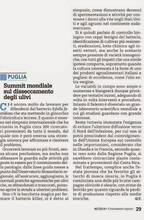 Informatore agrario...30 ottobre-5 novembre.2014