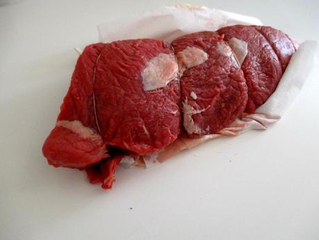 Roast-beef cotto a bassa temperatura nell' abbattitore di temperatura Fresco Irinox