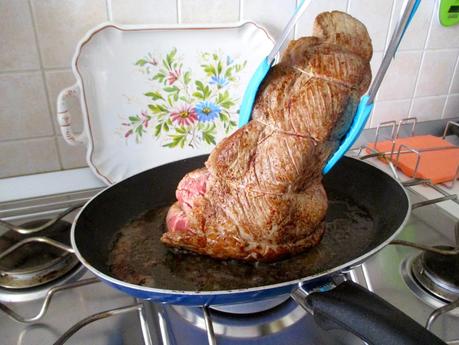 Roast-beef cotto a bassa temperatura nell' abbattitore di temperatura Fresco Irinox