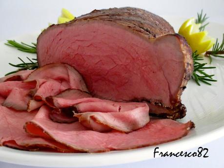 Roast-beef cotto a bassa temperatura nell' abbattitore di temperatura Fresco Irinox