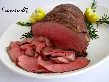 Roast-beef cotto a bassa temperatura nell' abbattitore di temperatura Fresco Irinox