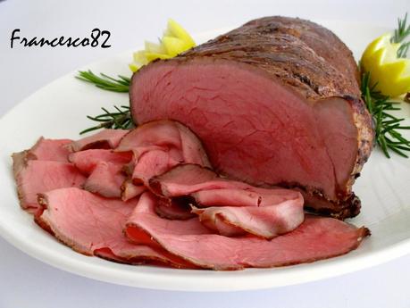 Roast-beef cotto a bassa temperatura nell' abbattitore di temperatura Fresco Irinox