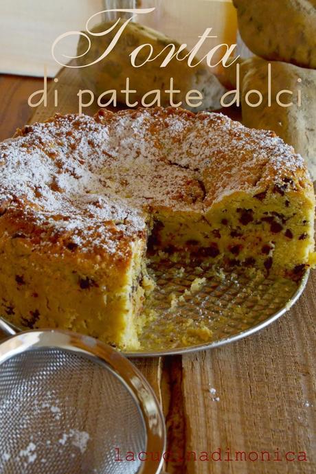 torta di patate dolci