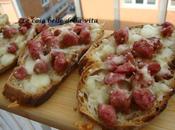 Crostoni salsiccia