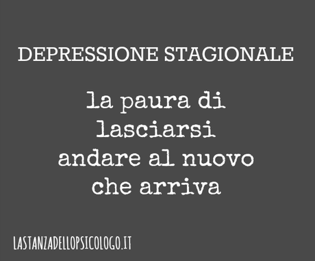 Disagi dei cambi di stagione: la depressione