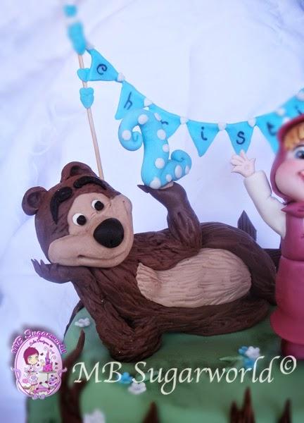 Masha e l'orso cake