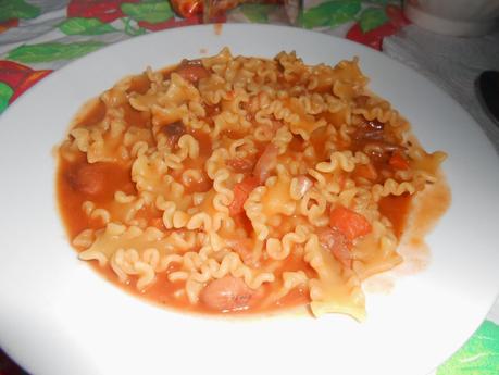 Pasta e fagioli ( Italian pasta with beans), my Italian recipe.