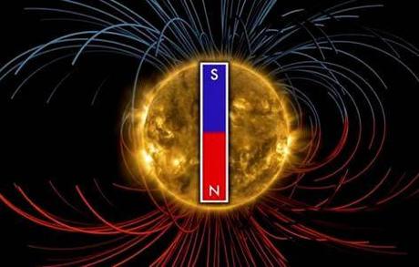 E’ in corso l’inversione dei poli magnetici del sole