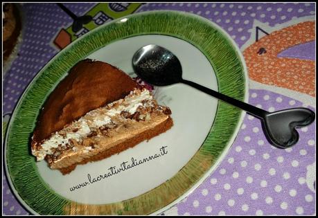 Cheesecake croccante con Torrone Sperlari e riso soffiato.