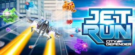 Uduags4 Jet Run: City Defender per iOS e Android   Space Invaders incontra gli endless runner!