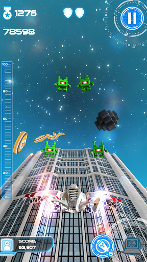  Jet Run: City Defender per iOS e Android   Space Invaders incontra gli endless runner!