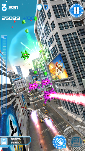  Jet Run: City Defender per iOS e Android   Space Invaders incontra gli endless runner!