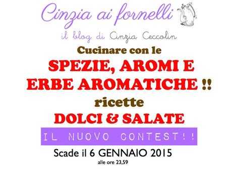 Nuovo contest: ricette con spezie, aromi e erbe aromatiche!