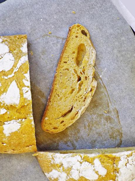 Pane alla zucca a lievitazione naturale